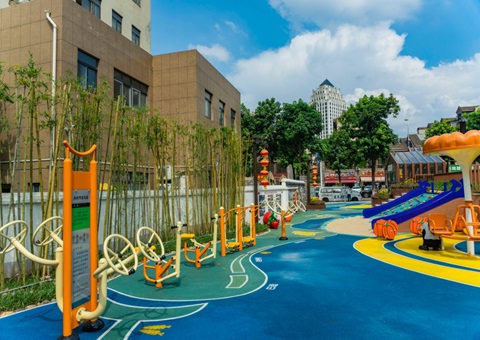 “口袋公园” 装满民生幸福 截至六月底，沉庆“口袋公园”今年开工八十八个、建成六十四个